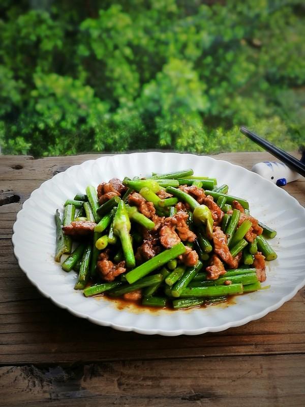 蒜苗炒肉,蒜苗炒肉隔夜能吃吗