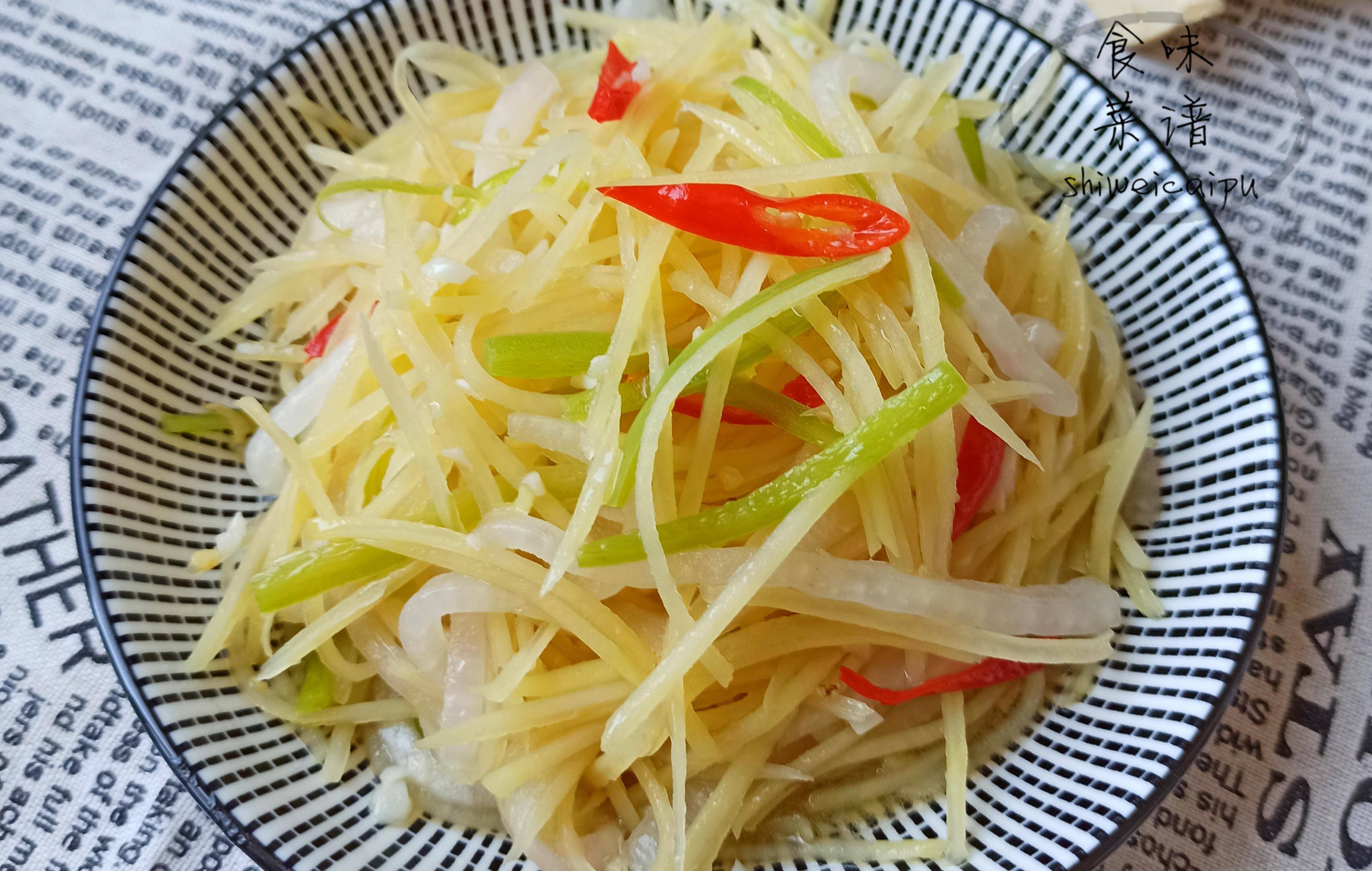 怎样炒土豆丝最好吃,怎么炒土豆丝儿好吃窍门