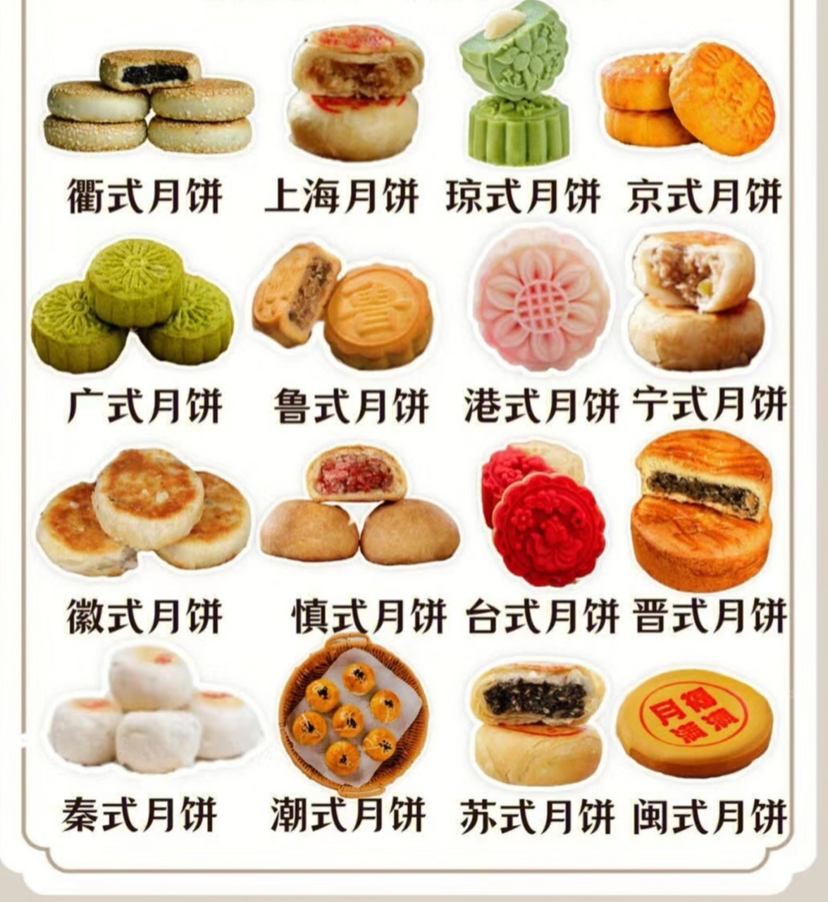 月饼的种类,月饼的种类有多么丰富?写一句话