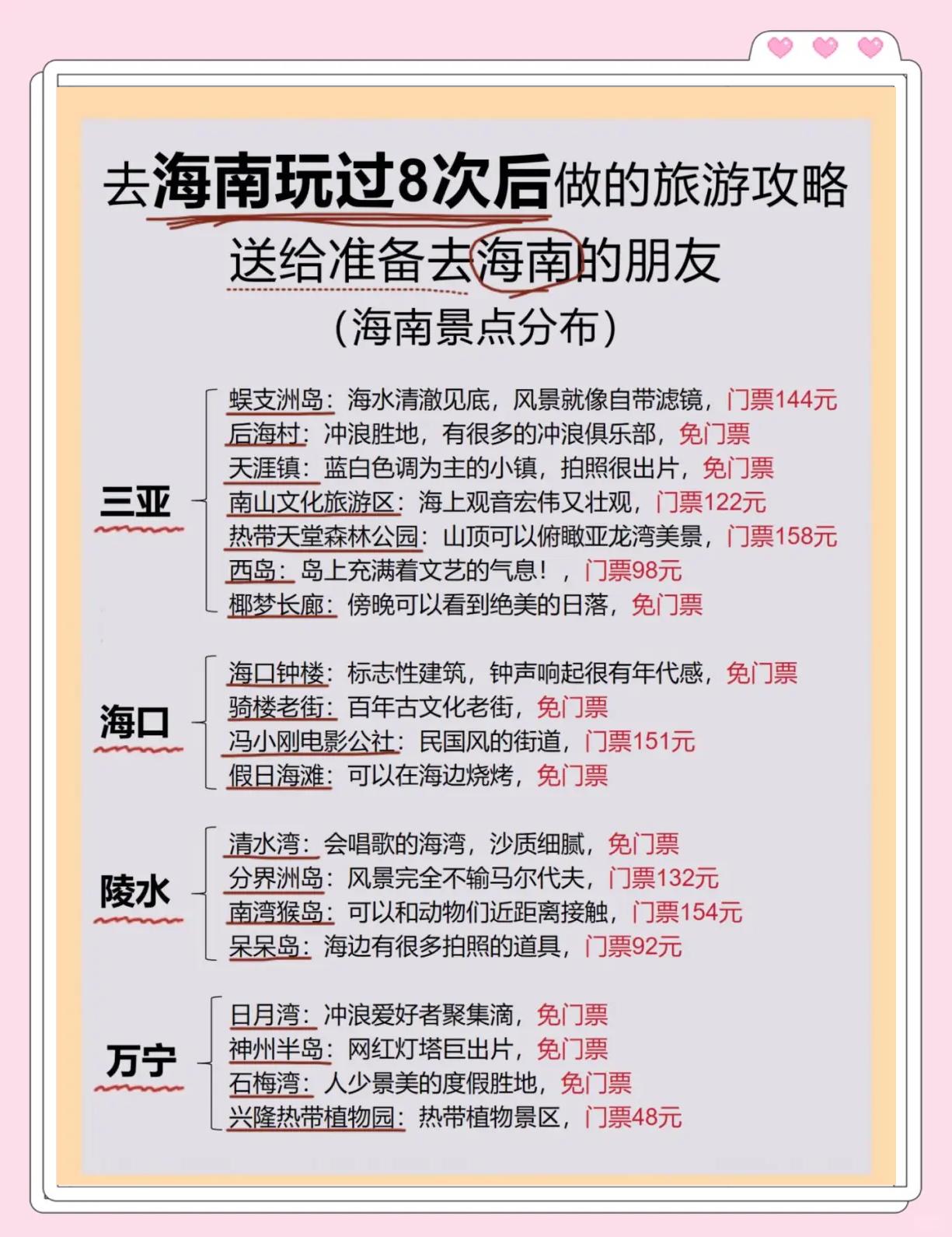 海南攻略,海南岛旅游攻略自由行攻略