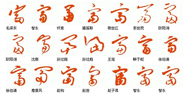 富字,富字笔顺