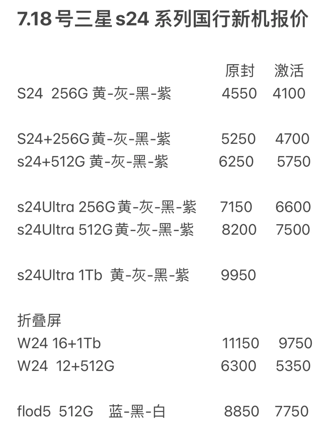 三星手机最新报价,华为手机价格及图片