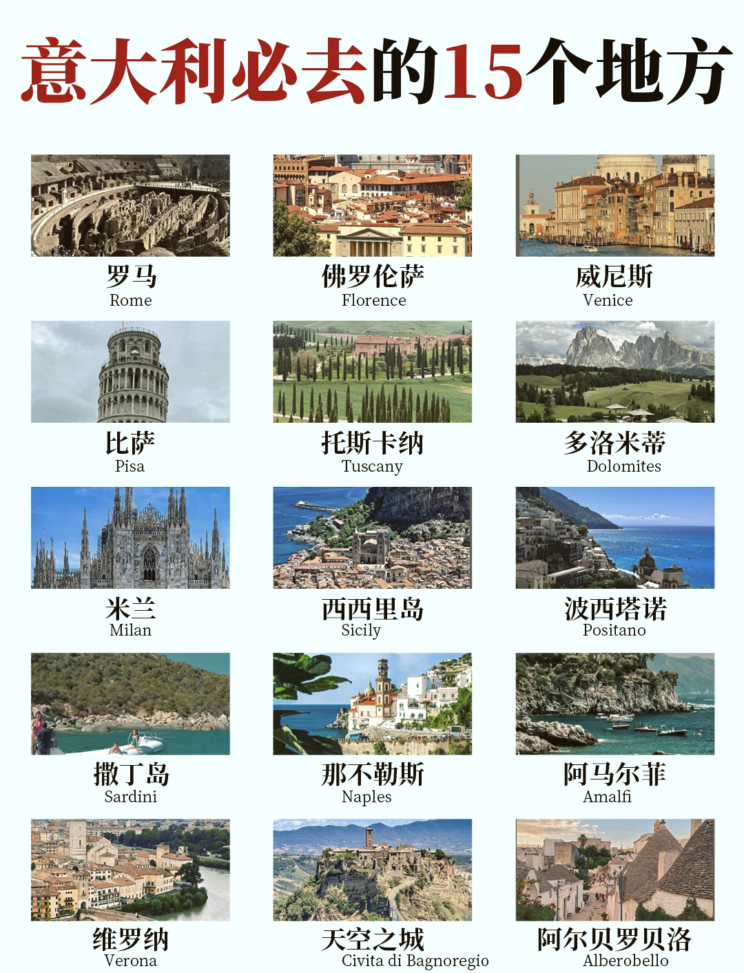 旅游胜地排行榜,十大必去旅游胜地