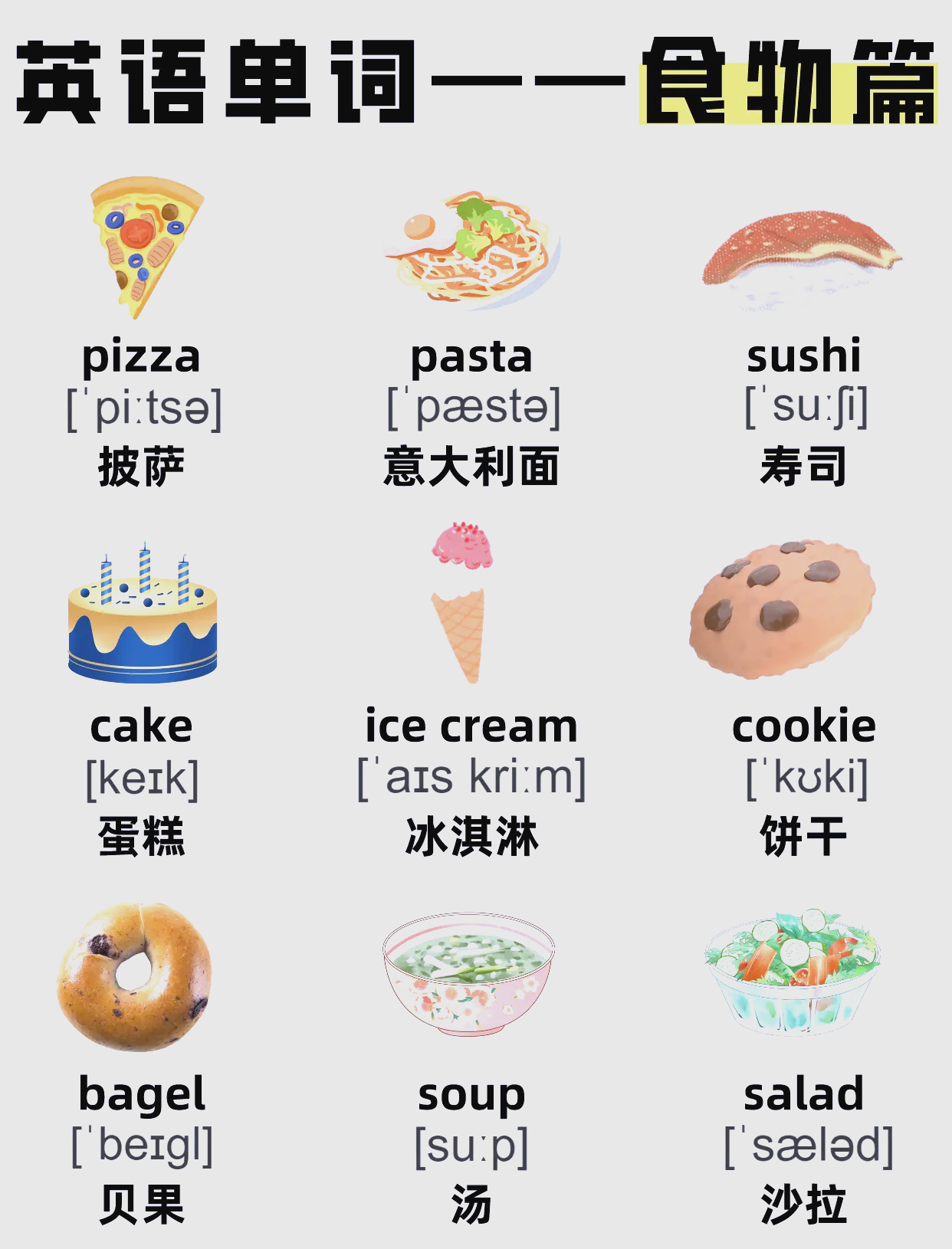 美食文案短句英文,美食文案高级感短句