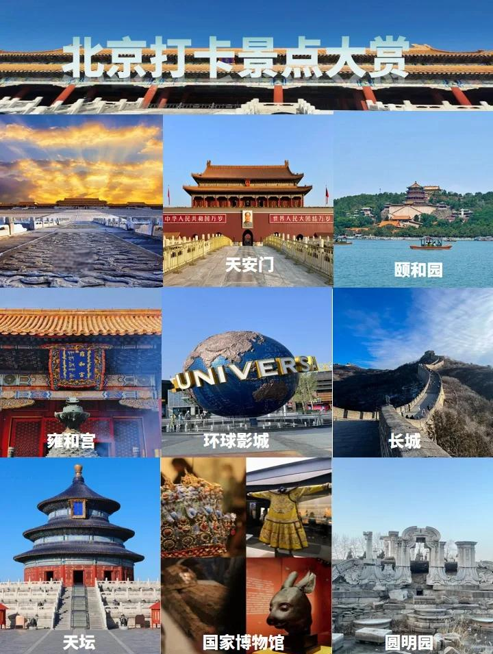 北京旅游景点排名前十,北京旅游线路最佳方案