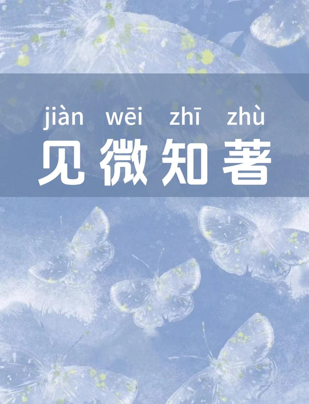 见微知著是什么意思,智者虑远见微知著是什么意思