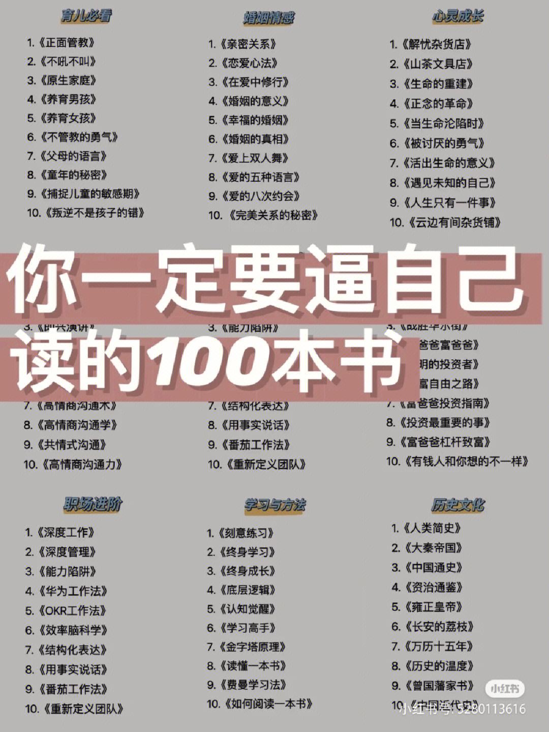 100本经典好书排名,经典好书100本推荐图片