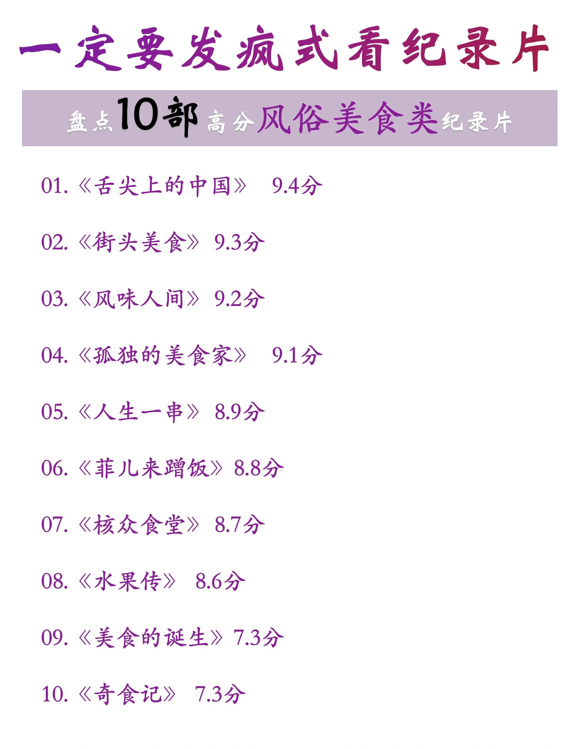 美食纪录片音乐,适合介绍美食的背景音乐