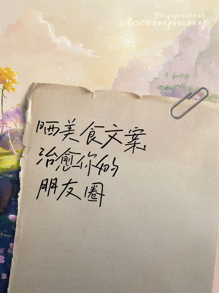 美食文案短句干净治愈,美食文案高级感短句