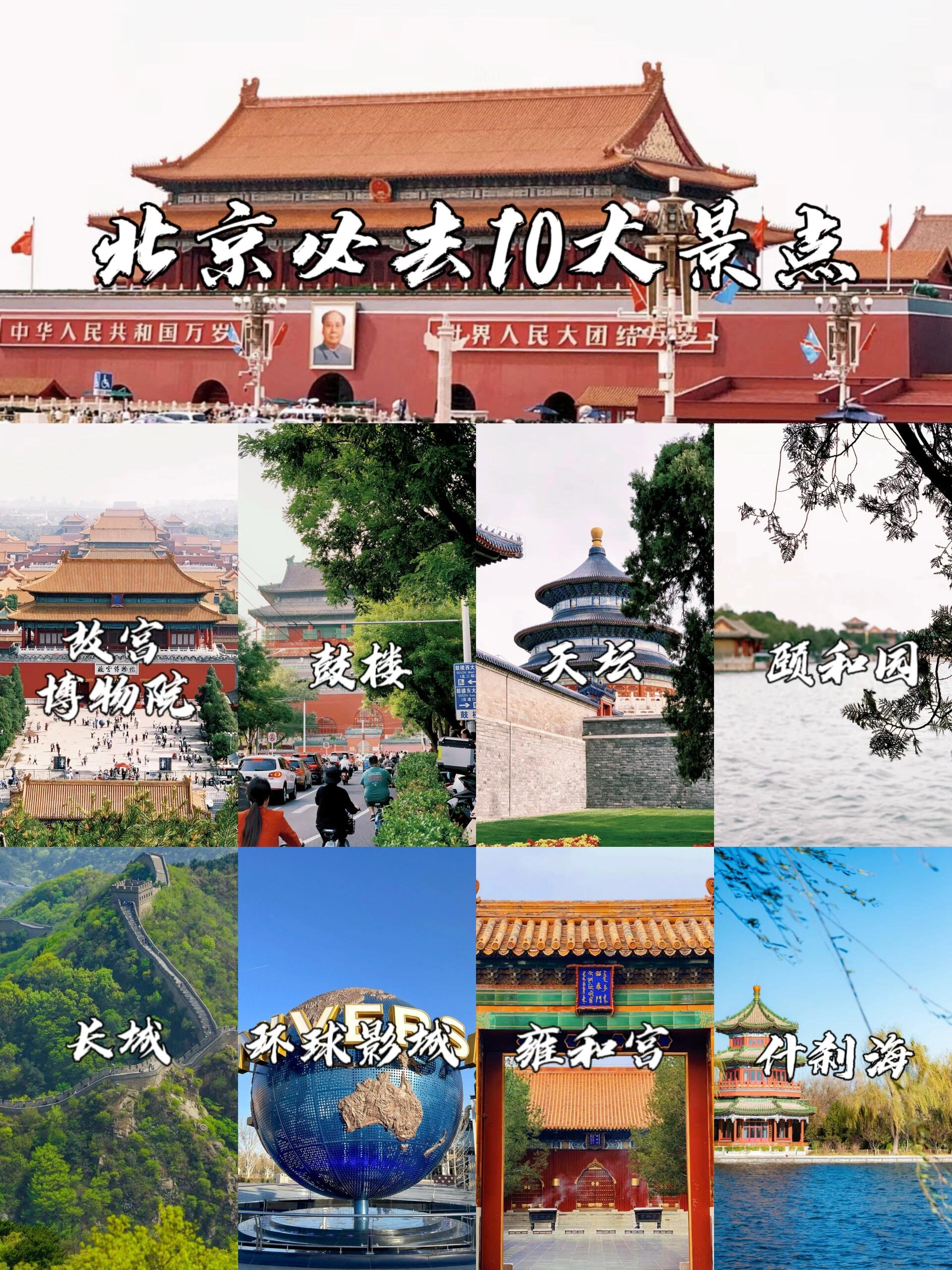 北京旅游景点英文,北京旅游攻略必玩的景点