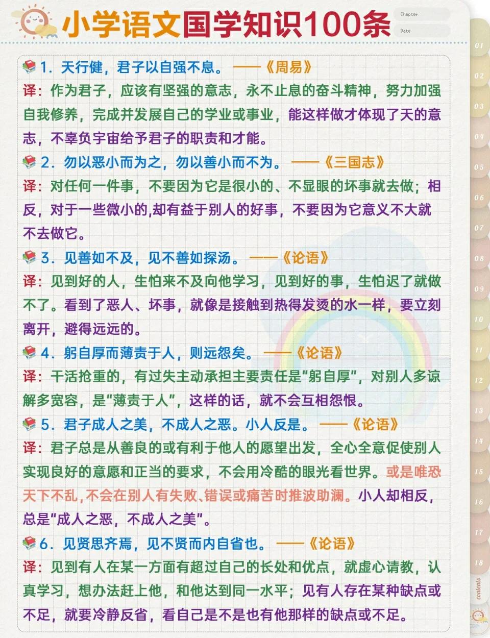 1000个趣味国学常识全知道,100个历史必背知识点