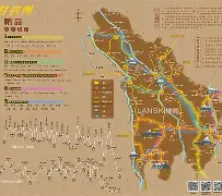 甘孜州旅游景点地图,四川阿坝州旅游景点地图