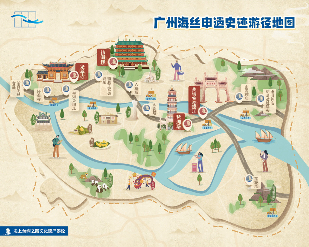 广东省旅游景点地图,广东旅游地图景点分布
