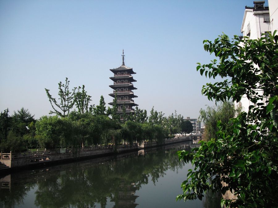 垂虹公园,吴江垂虹亭作书法作品