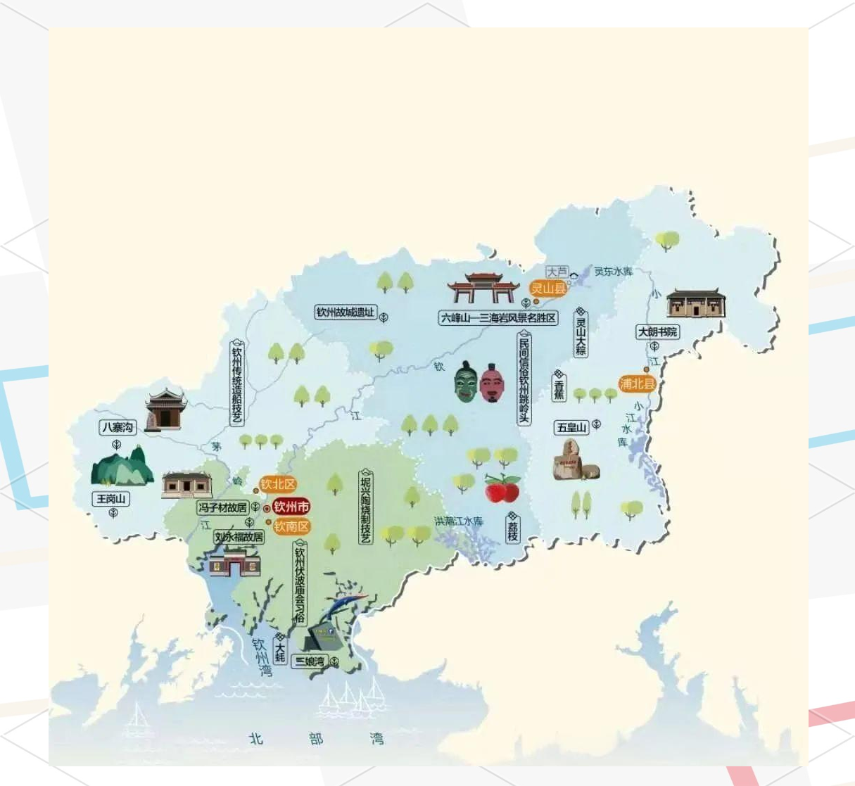 广西旅游景点地图,广西旅游地图全图